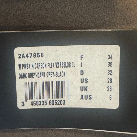 Arena Powerskin Carbon Flex VX Black & Grey Size US 28 - Picture 5 of 5